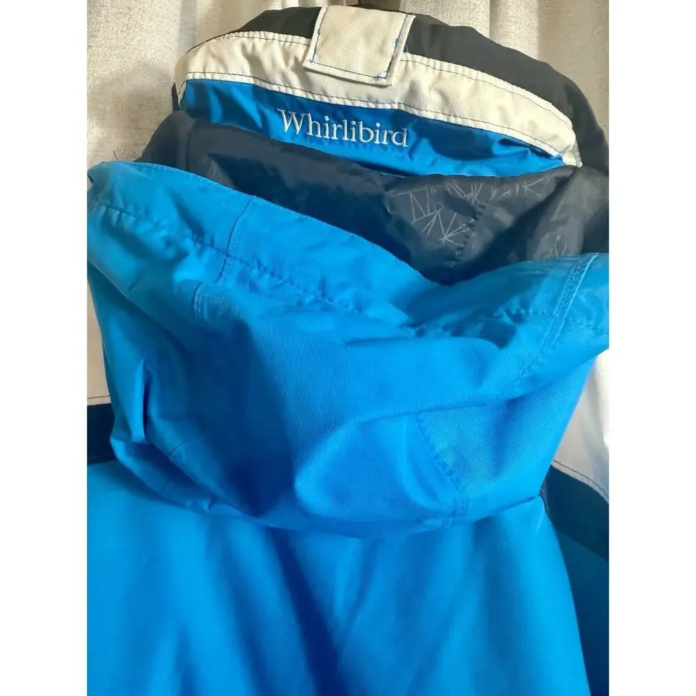 Columbia Whirlibird Interchange Omni-Heat Jacket Blue White Black Men’s L - Picture 7 of 16